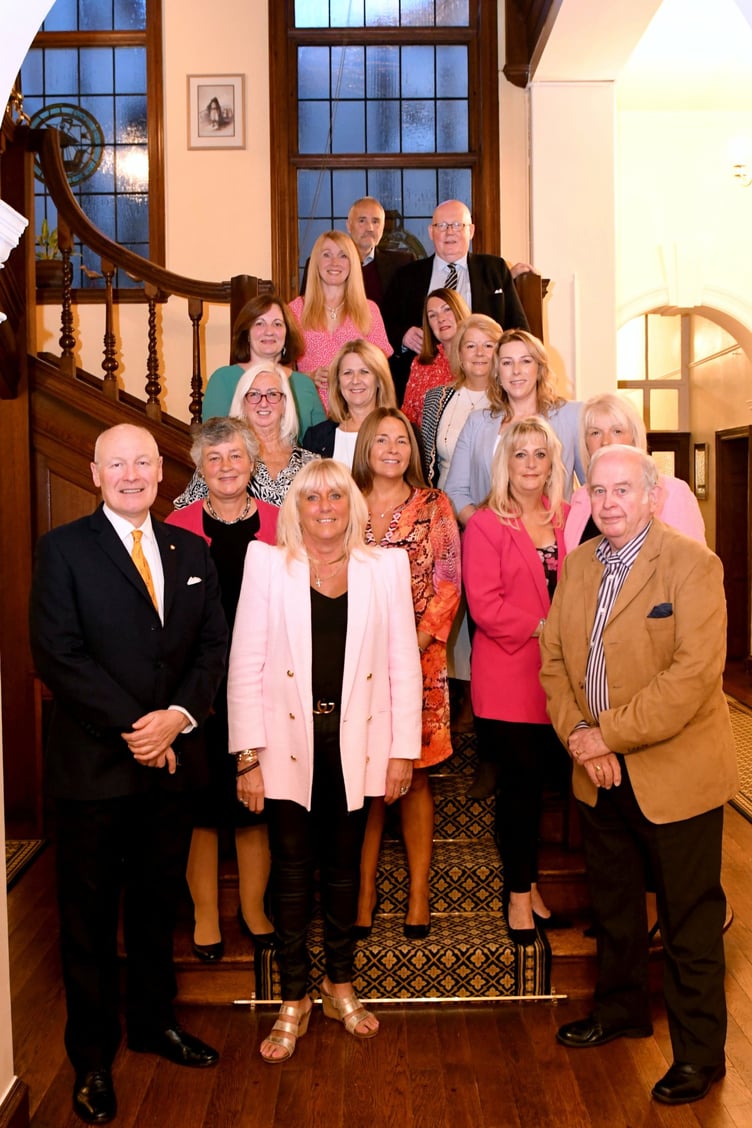 A reception at Government House to celebrate 10 years of the Manx Breast Cancer Support Group - the MBCSG committee