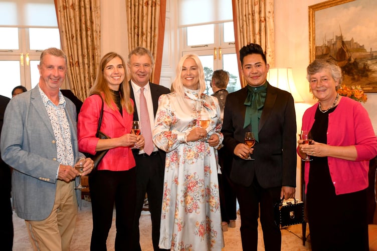 A reception at Government House to celebrate 10 years of the Manx Breast Cancer Support Group -