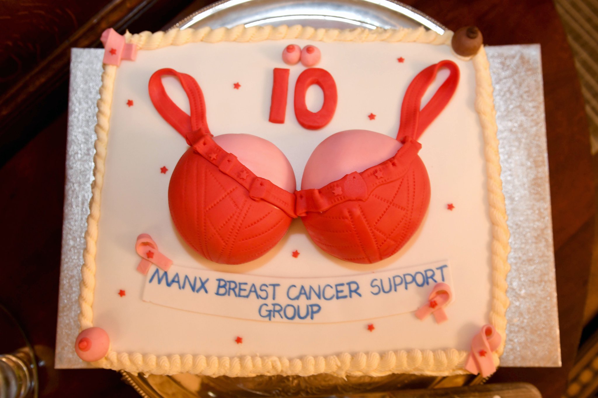 A reception at Government House to celebrate 10 years of the Manx Breast Cancer Support Group -