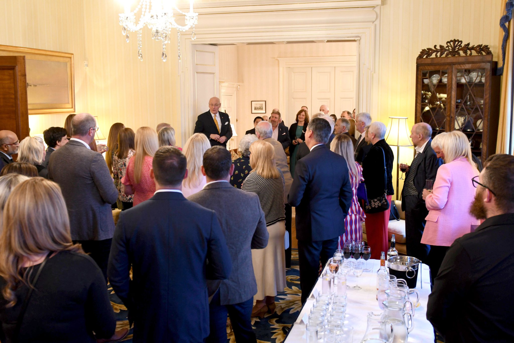 A reception at Government House to celebrate 10 years of the Manx Breast Cancer Support Group -