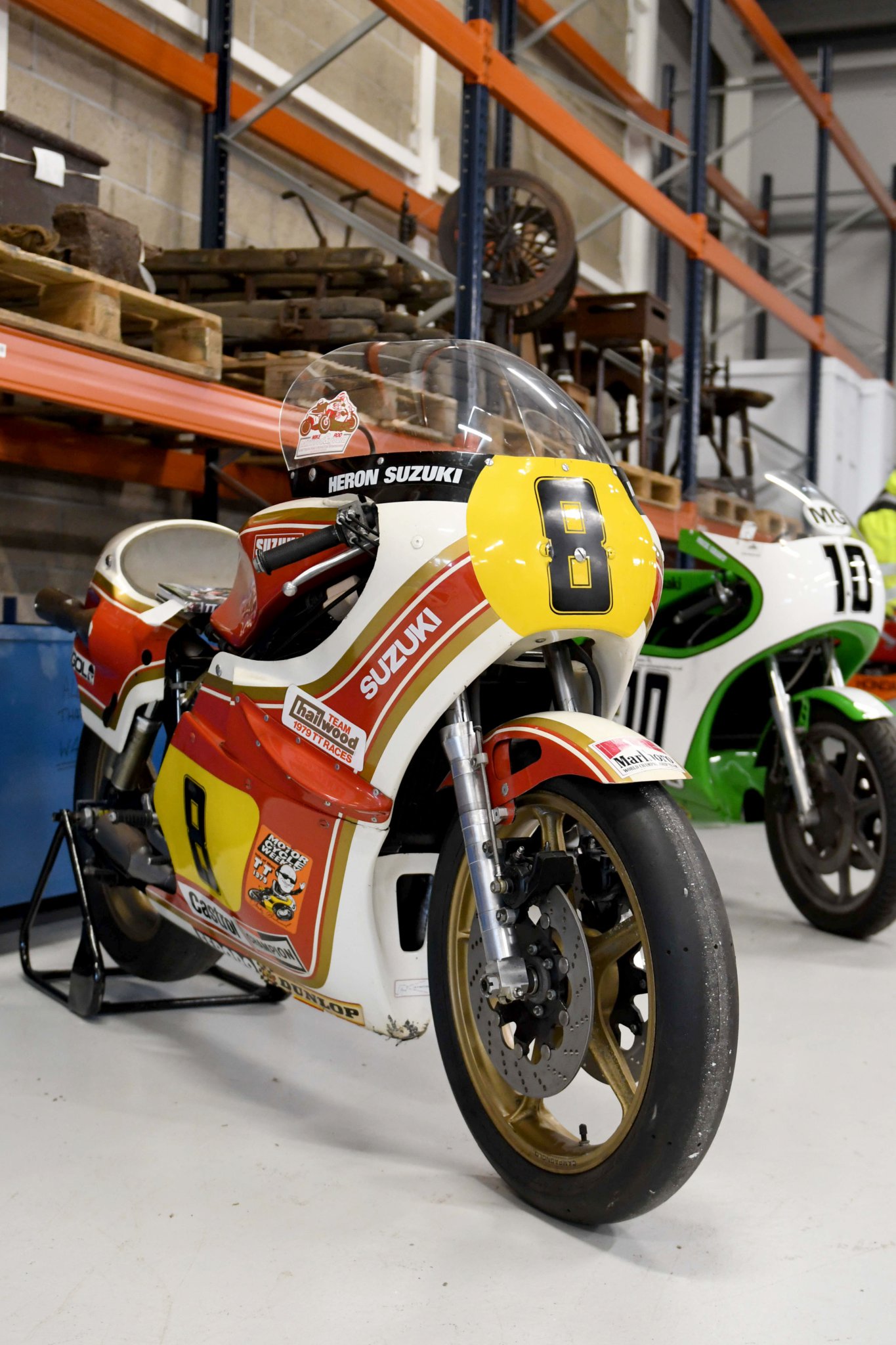 Heritage Open Days 2022: a preview of some of the machinery which will feature in the Manx Museum’s new TT gallery - pictured (bike number 8) is Mike Hailwood’s Suzuki RG500 which won the 1979 Senior TT