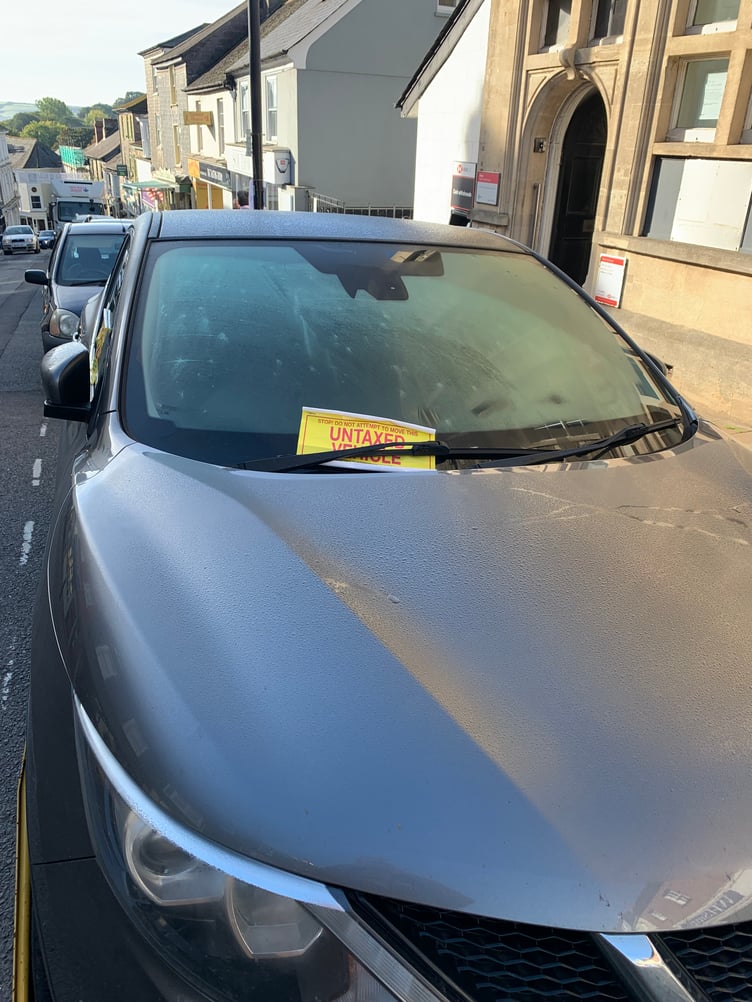 Clamped cars in Kingsbridge