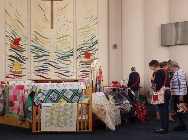 Haslemere Quilters’ quilt show was held at the Methodist Church