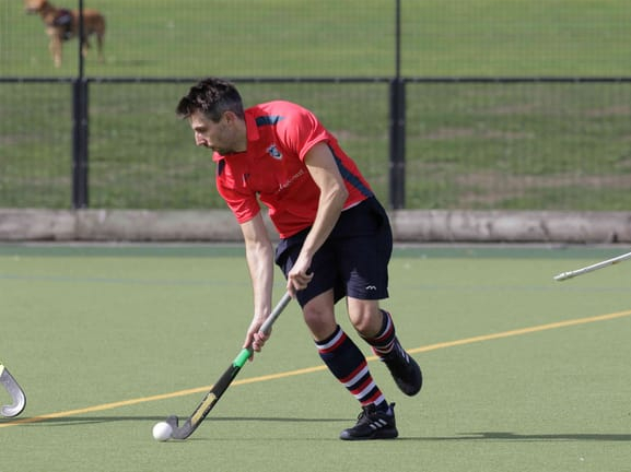 Chris Boot on the ball during Aldershot and Farnham’s 3-0 win