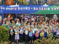 Liphook Junior School opens Liphook Express reading bus