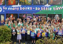 Liphook Junior School opens Liphook Express reading bus