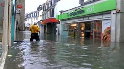 Looe is one of the most frequently flooded coastal towns in the UK