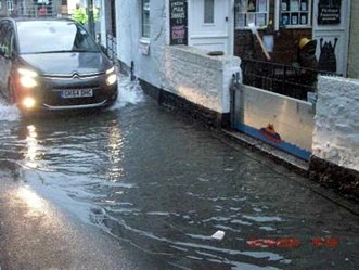 Looe is one of the most frequently flooded coastal towns in the UK