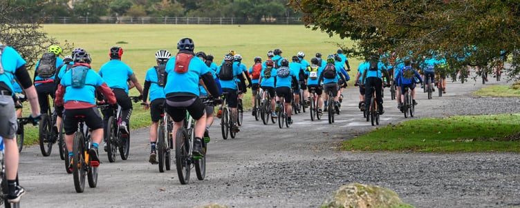 Caption - Action shots from the St Lukes Hospice Plymouth - Tour De Moor 2022.
Copyrighted photo by Paul Slater Images Ltd - Tel 07512838472. NO
