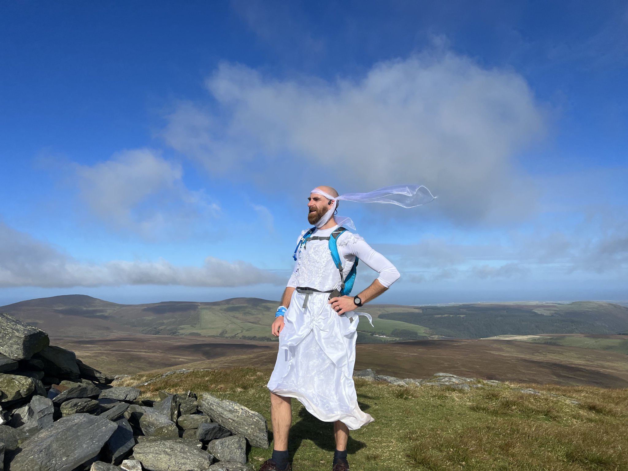 Manx Three Peaks Challenge winner Chris Addy