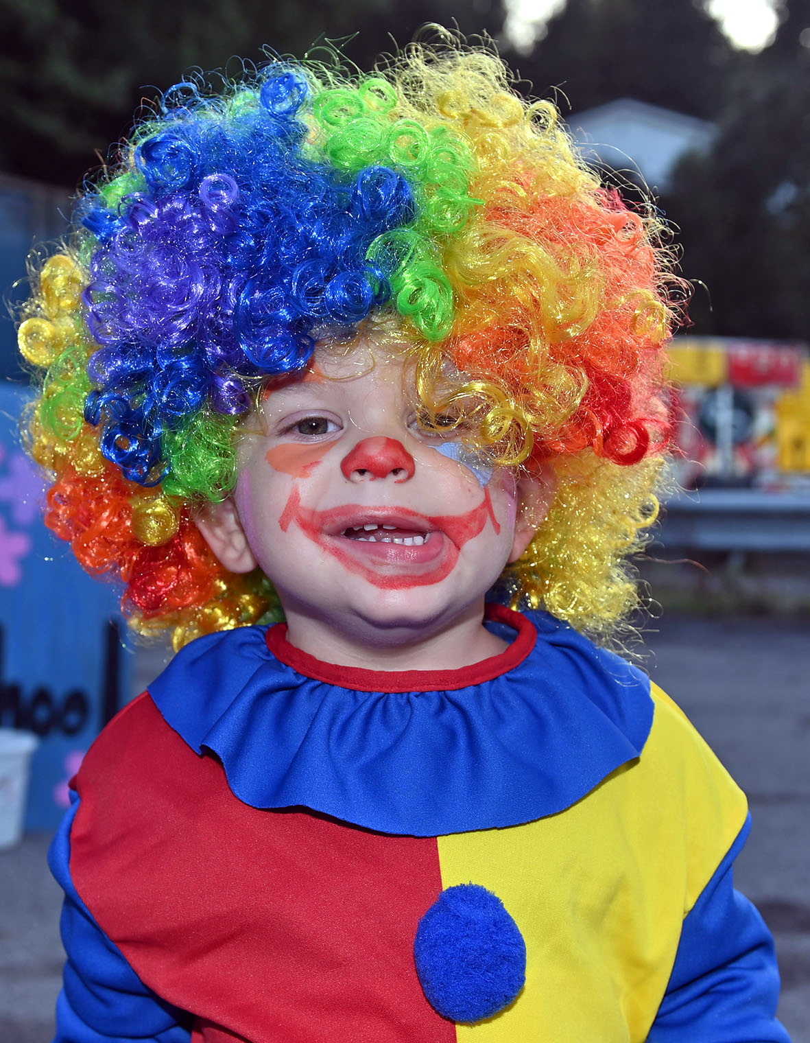 Just happy to be in the carnival is Milo Heywood