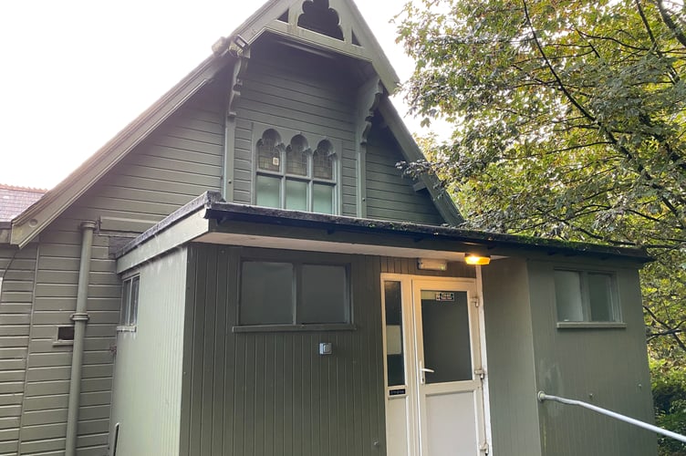 Yelverton Church Hall where the popular play group is held.