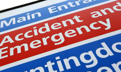 Rise in visits to A&E at the Royal Surrey County Hospital last month