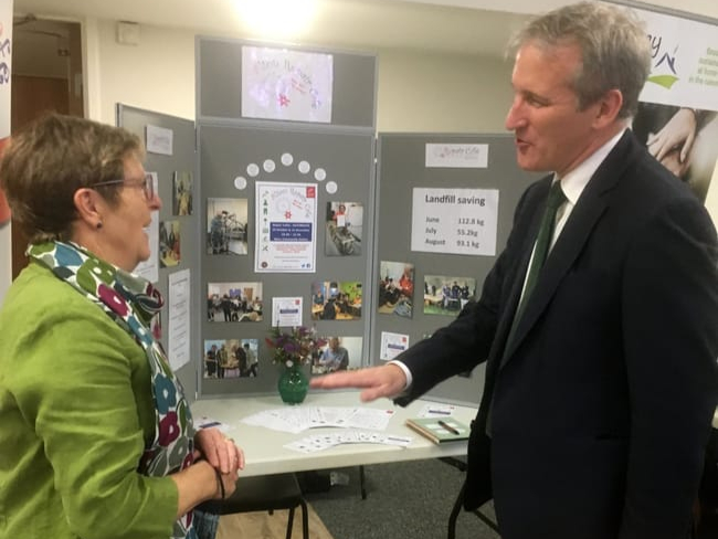 MP Damian Hinds at COP26 East Hants