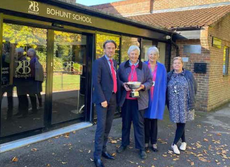 Liphook Women’s Institute Centenary Cup is presented to Bohunt School