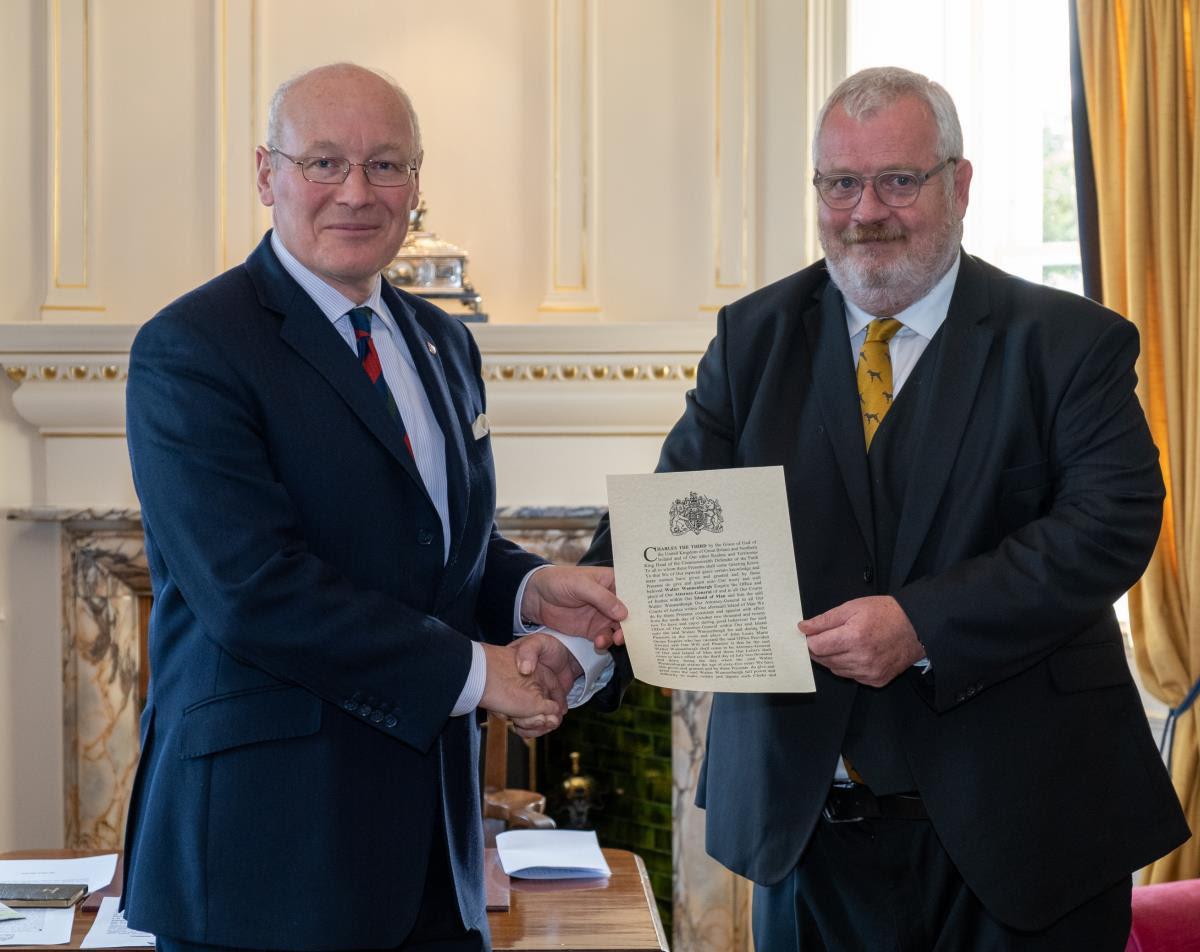 Walter Wannenburgh sworn in as Isle of Man Attorney General | iomtoday ...