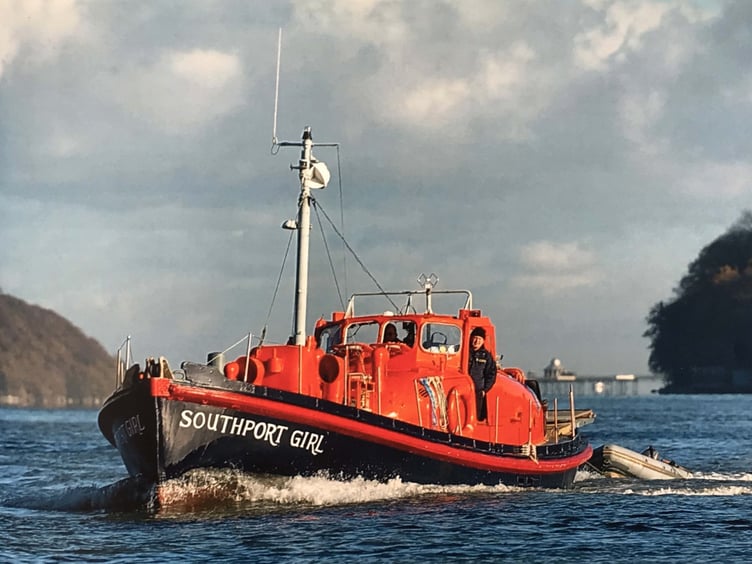 Southport Girl cruising on the Menai Strait. Photo: Richard Williams