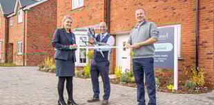 Ceremony to mark the opening of new energy efficient housing