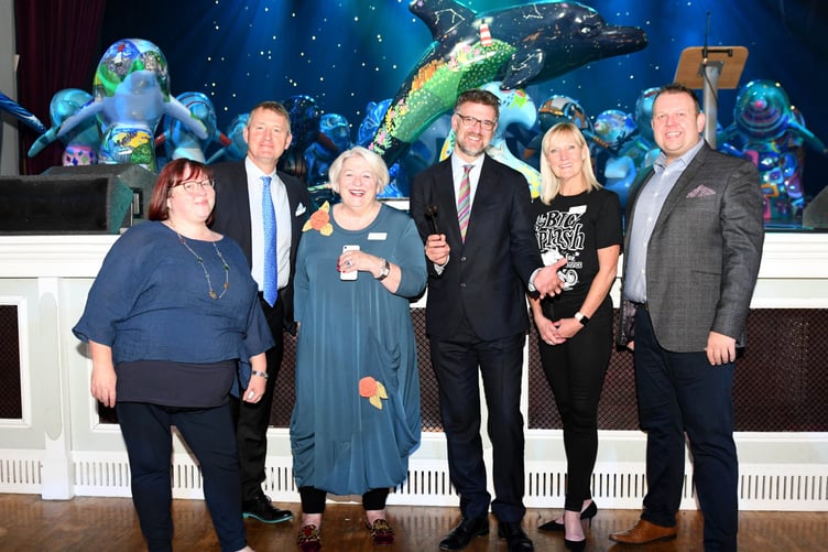 The final auction event for the ‘Big Splash’ campaign, raising money for Hospice Isle of Man -