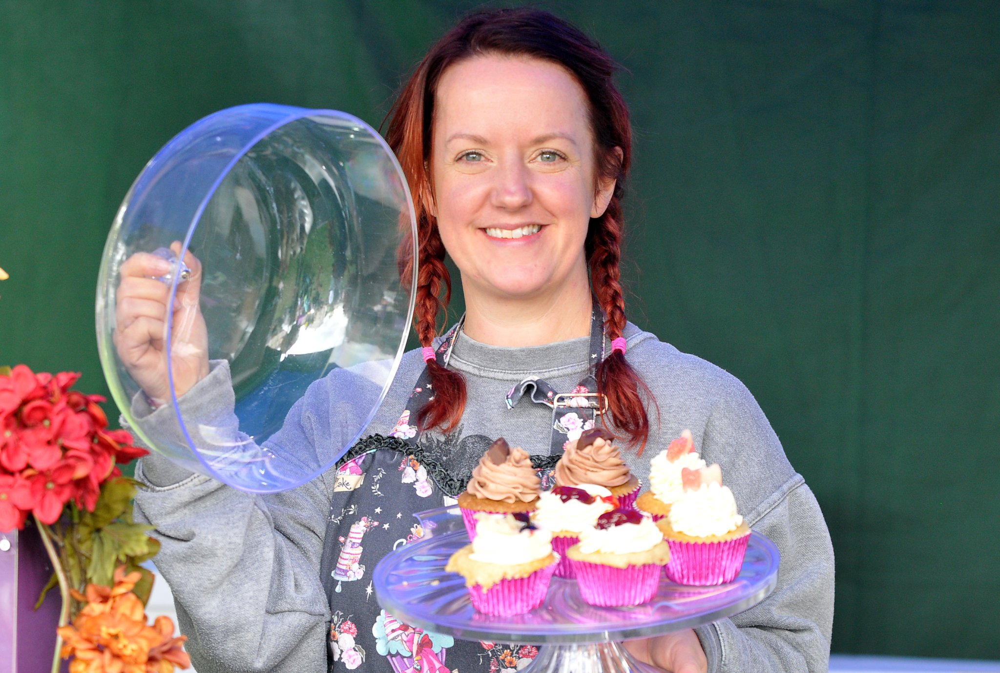 Photo: Steve Pope MDA151022A_SP005
Eat. Food and Drink Festival at Dawlish. Dusica Roberts from Somerset-based Dusi Cake