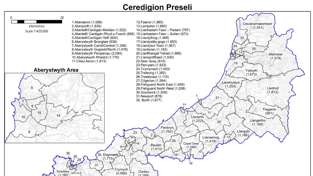 Plans to combine Ceredigion seat with parts of Pembrokeshire revealed