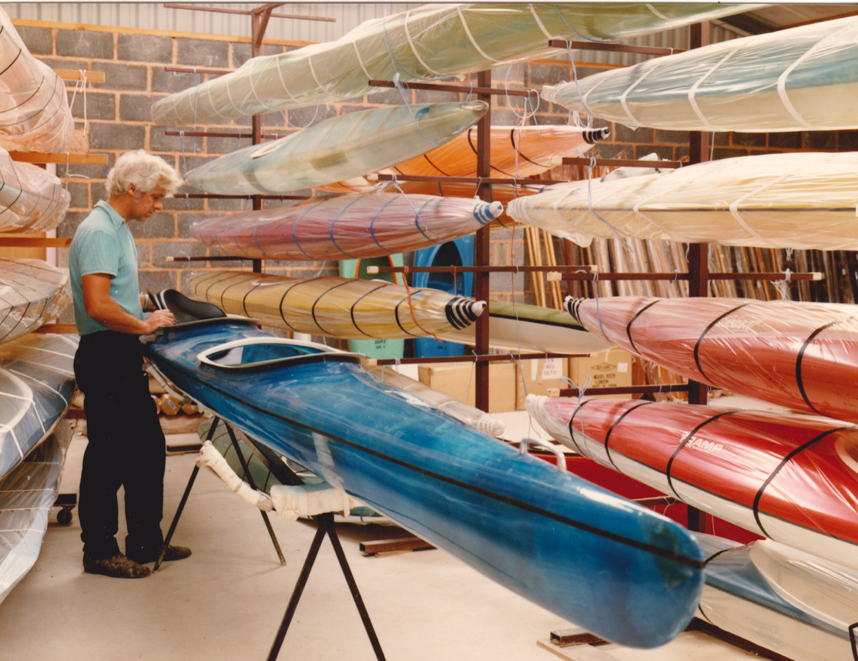 David Green in his workshop.