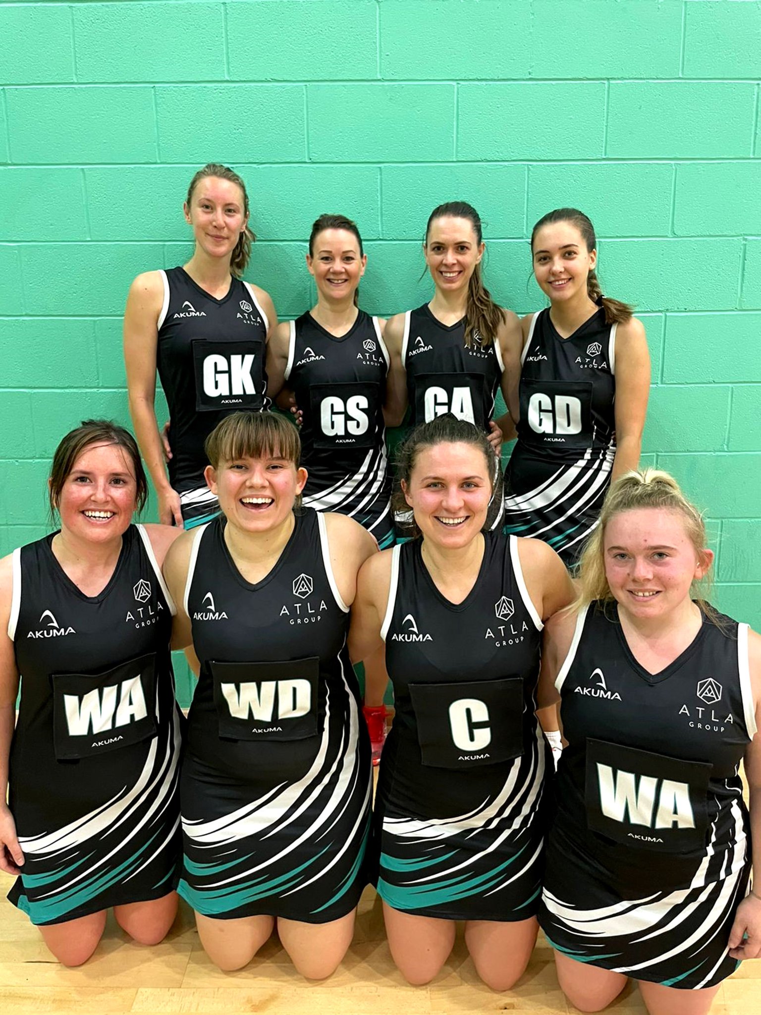 The Atla Group Panthers netball team that defeated Ramsey Scarlets 35-18 in Division Two on Sunday