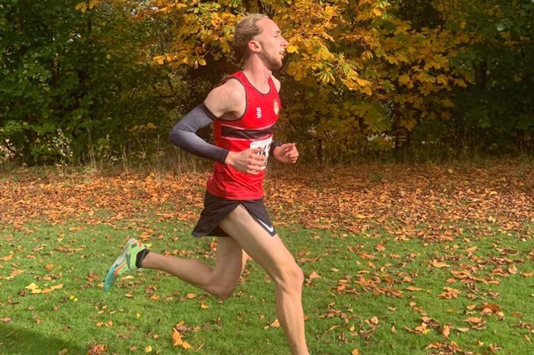 Janoš Vranek in the David Alun Williams North Wales Cross Country League 221022