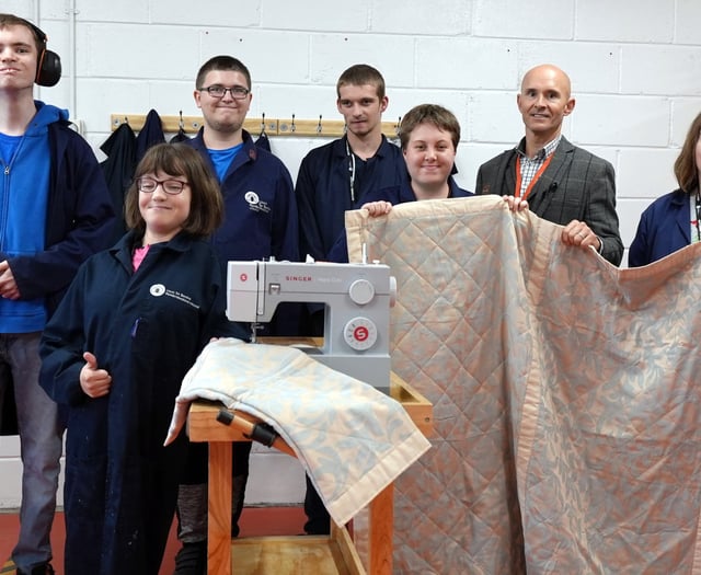 Bluestone and Pembrokeshire College help Life Skills learners upcycle