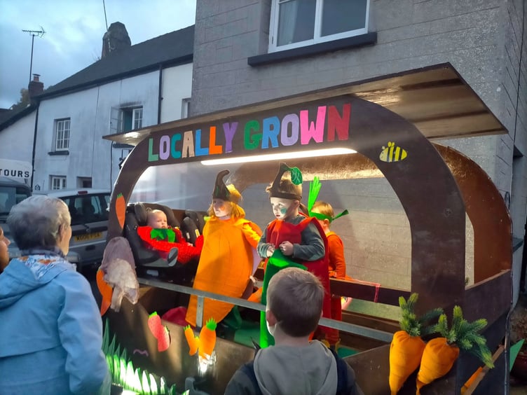 South Zeal Carnival - Locally Grown entry, Mini Moors Carnival Club