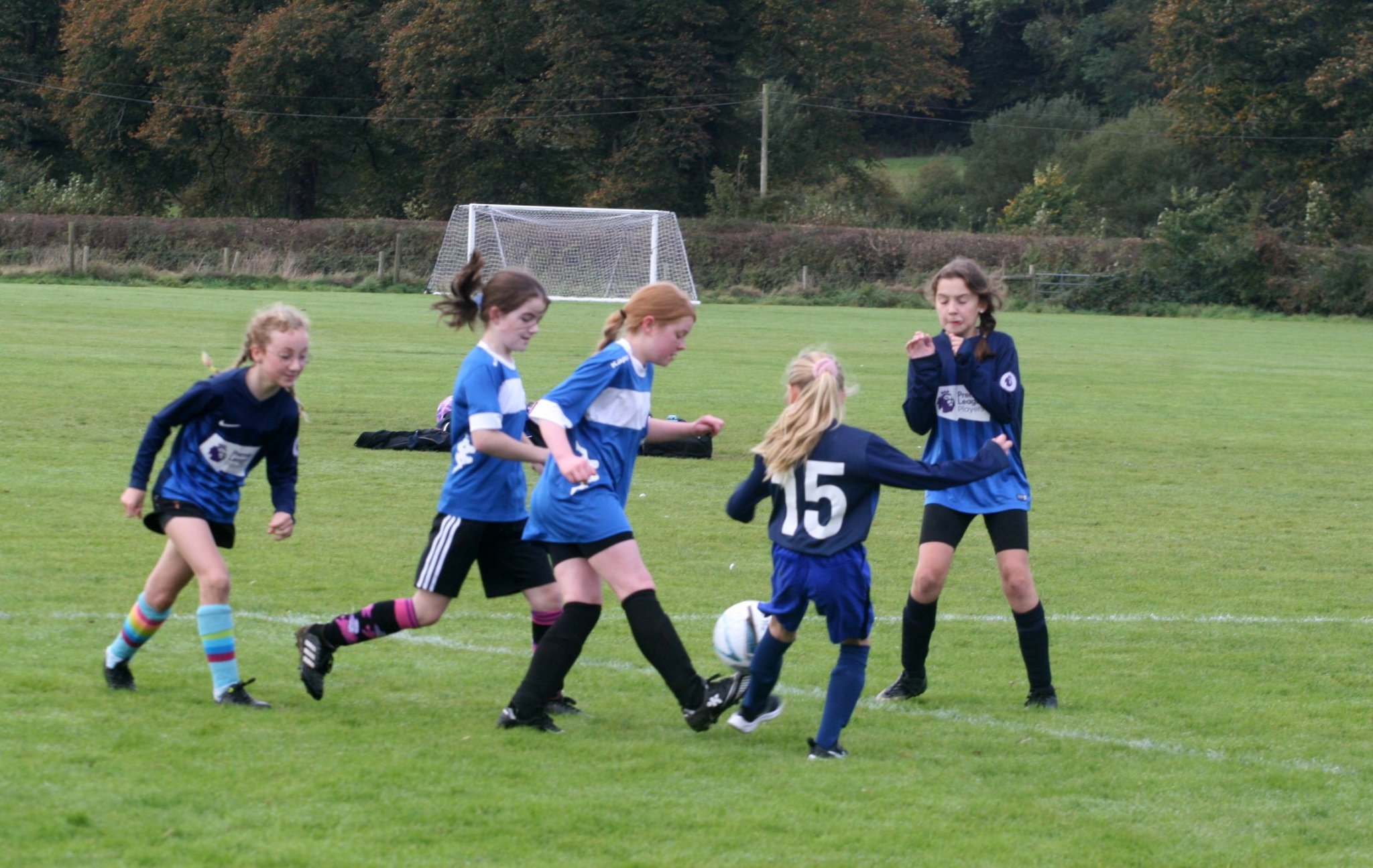 The winners: Year 5/6 Horrabridge A team with Devon girls.