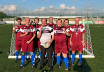 Cup success is a stroll in the park for Farnham’s walking footballers