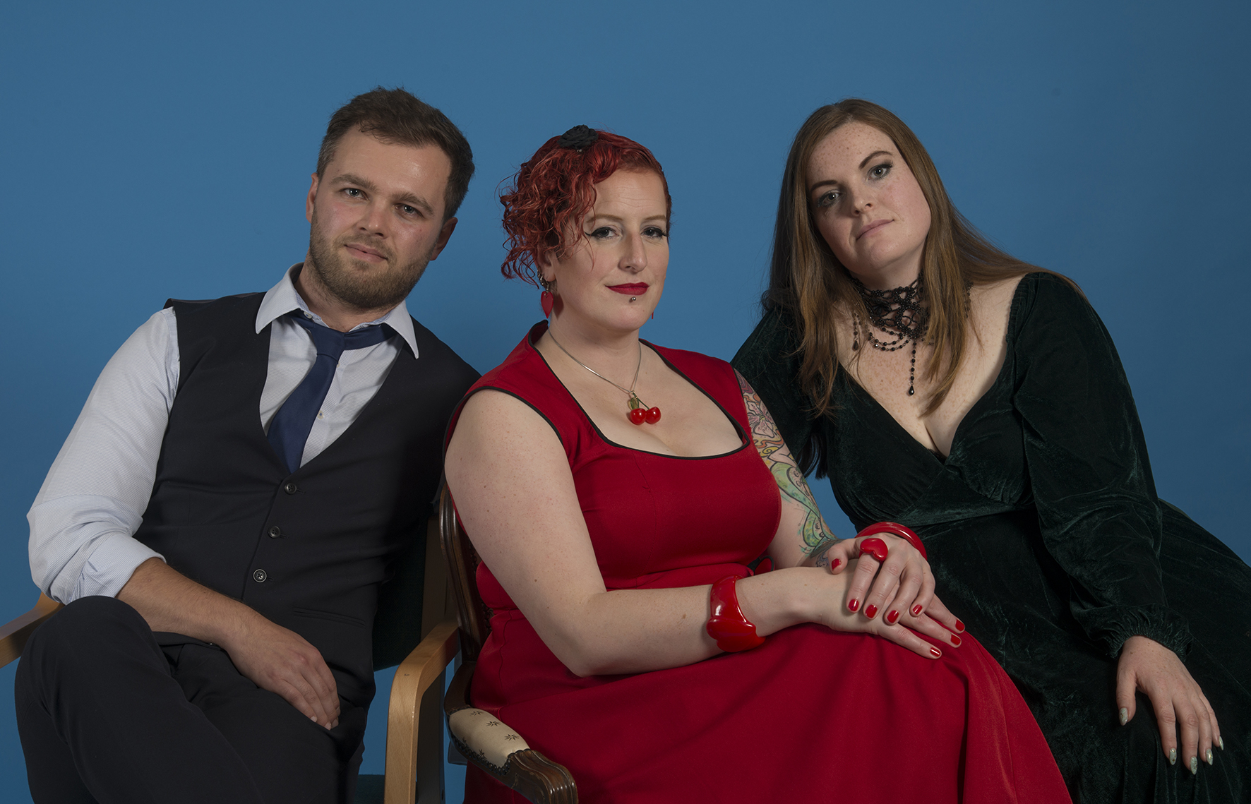 Matt Buttery, Hazel Walsh and Anna Moore by Sue Jones