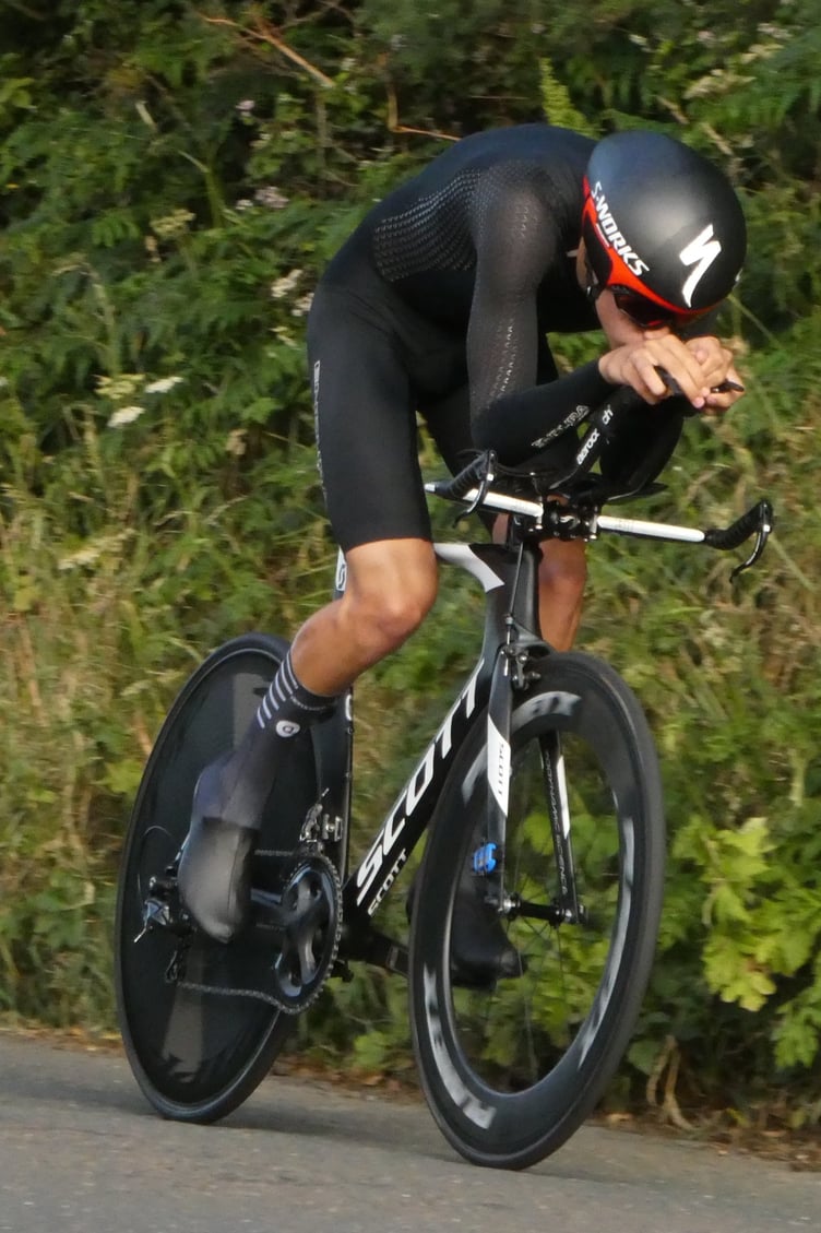 Junior 10-mile time trial league champion Will Curphey. The 15-year-old won one round outright (Photo: Gary Salisbury)