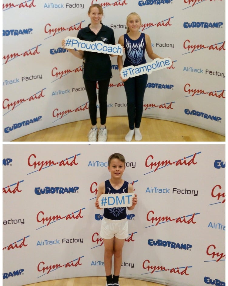 ABOVE: Vicki Pritchard (left) and Adela Wrzecionko. BELOW: Mason Parker-Groves.