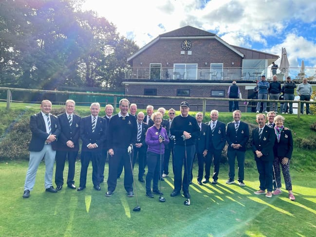 Blackmoor Golf Club members and past and present captains raise funds for a chosen charity every year