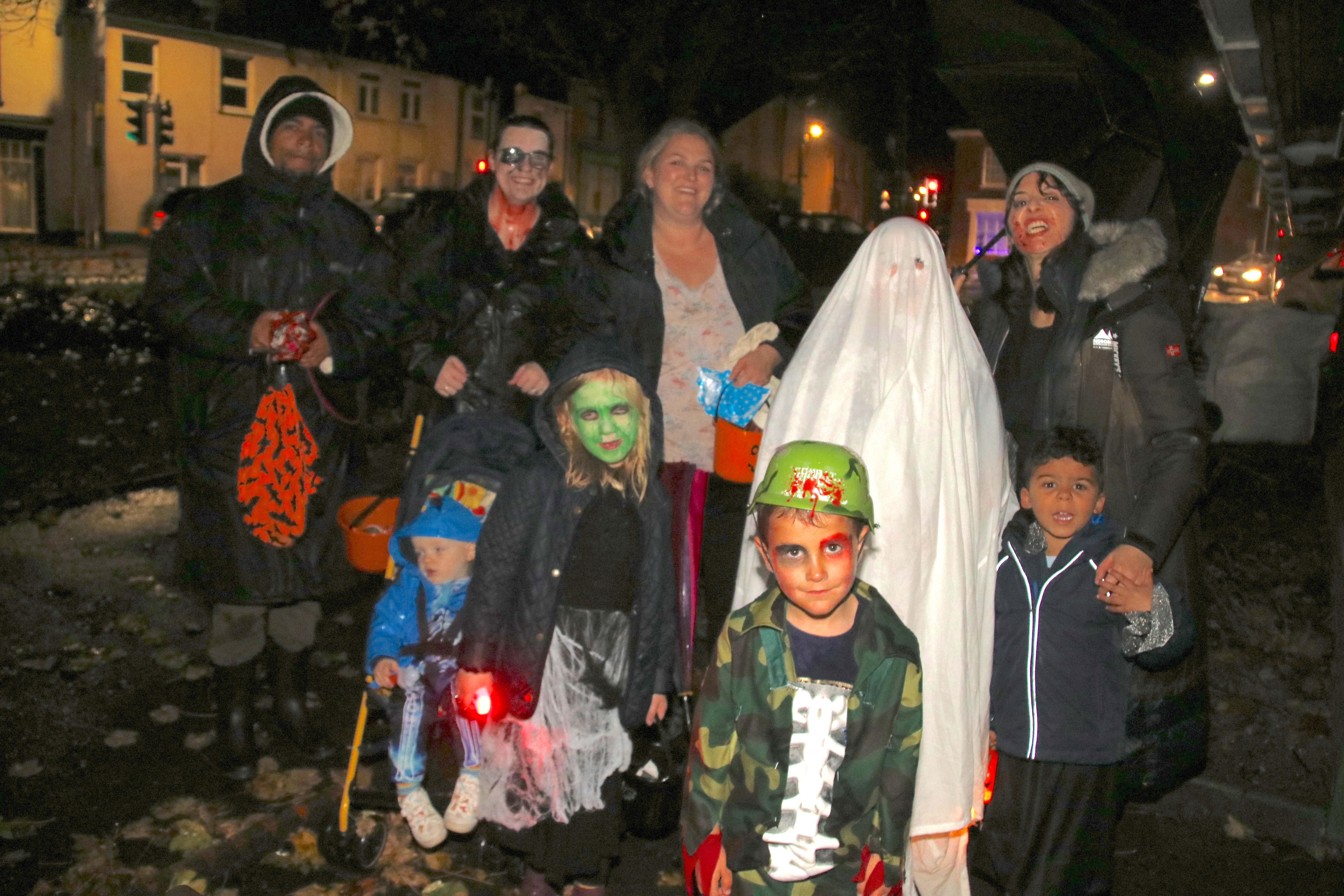 Some of the children who took part in the Light Quest Treasure Hunt, and some of the helpers.
