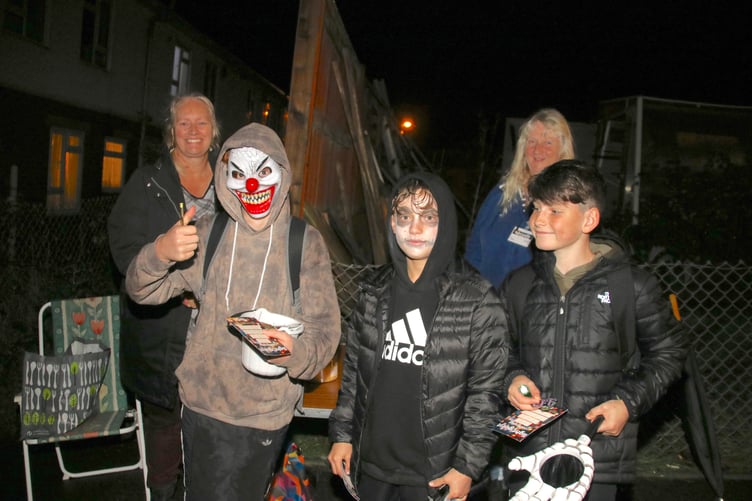 Some of the children who took part in the Light Quest Treasure Hunt, and some of the helpers.