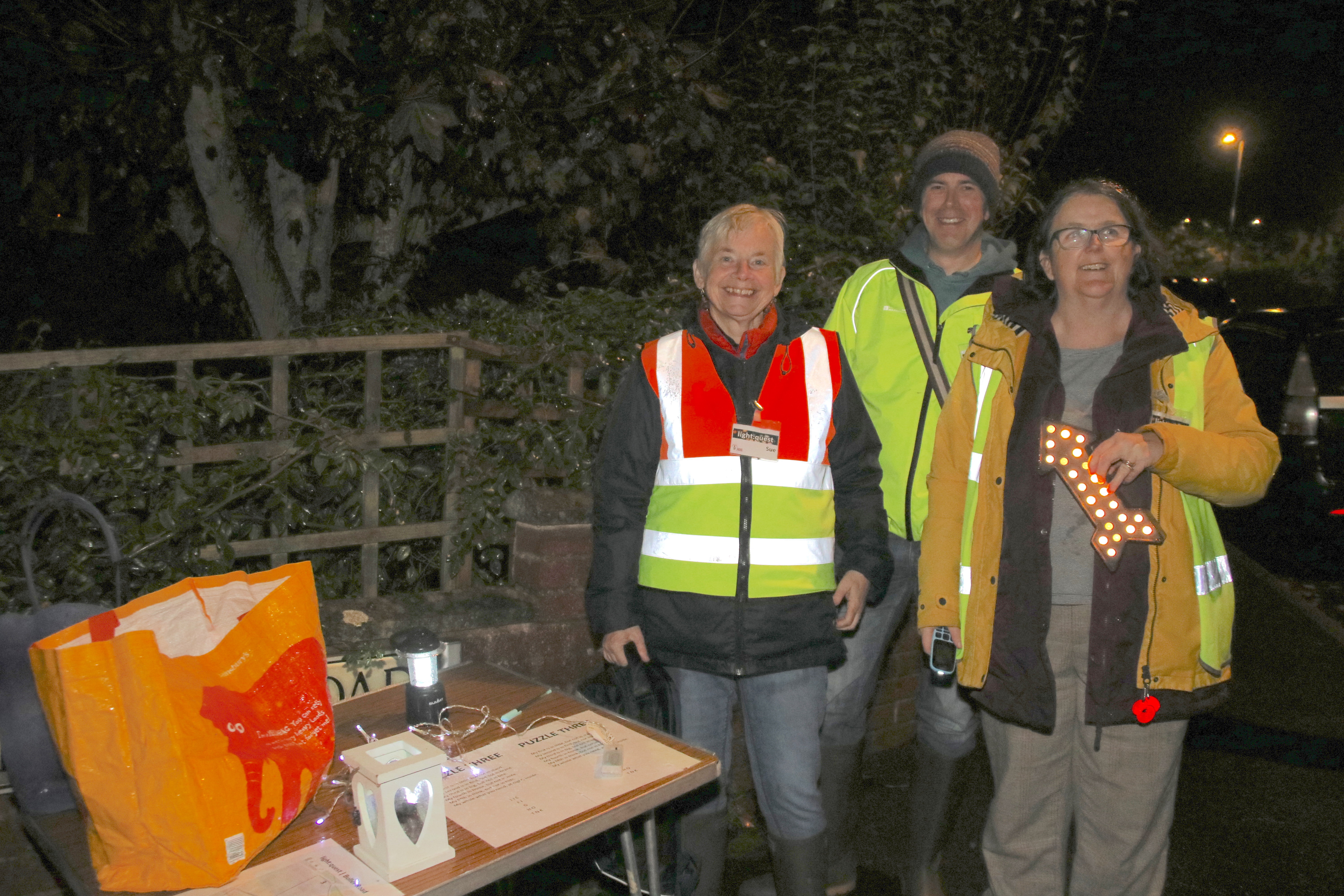 Some of the children who took part in the Light Quest Treasure Hunt, and some of the helpers.