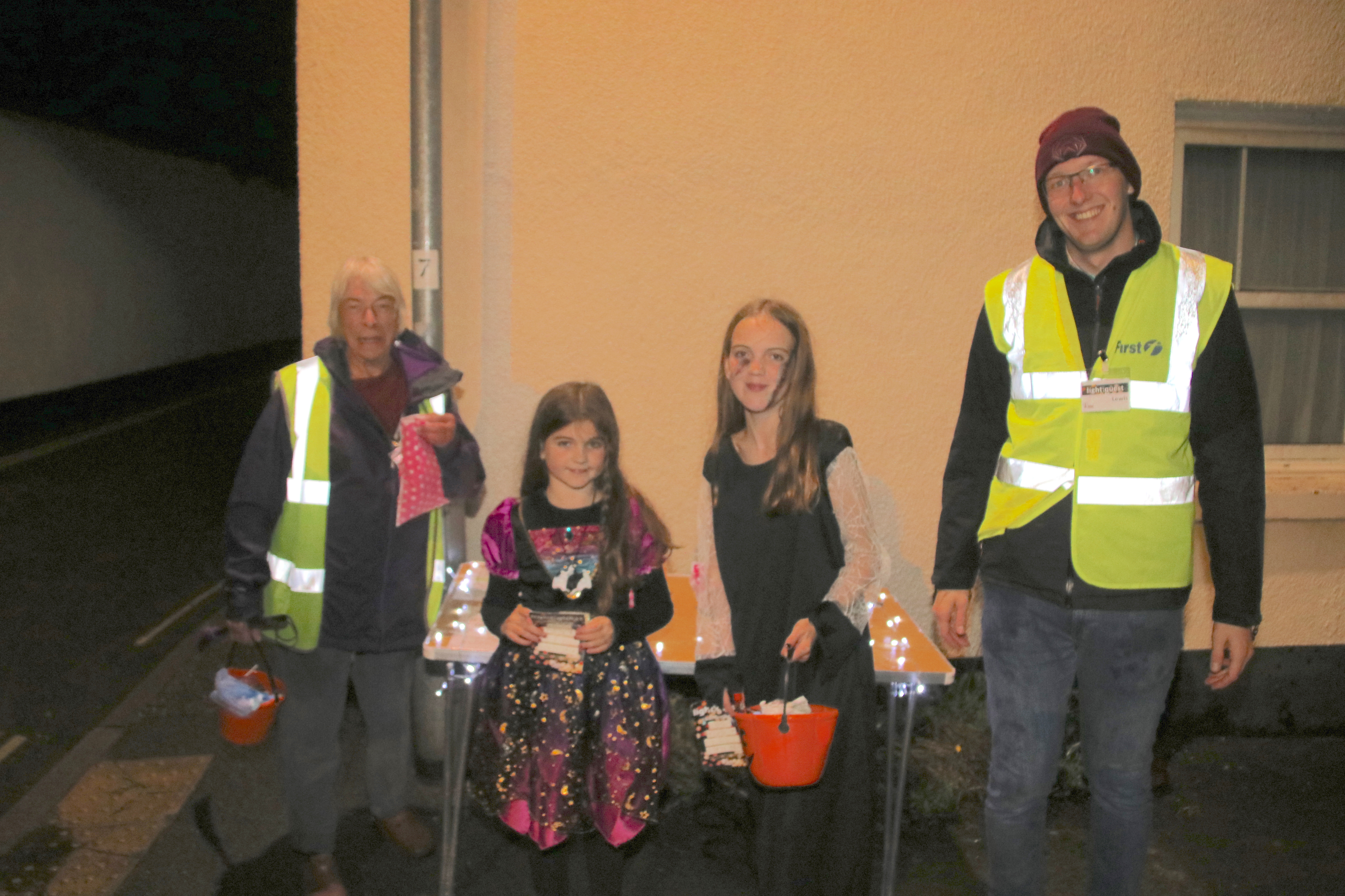 Some of the children who took part in the Light Quest Treasure Hunt, and some of the helpers.