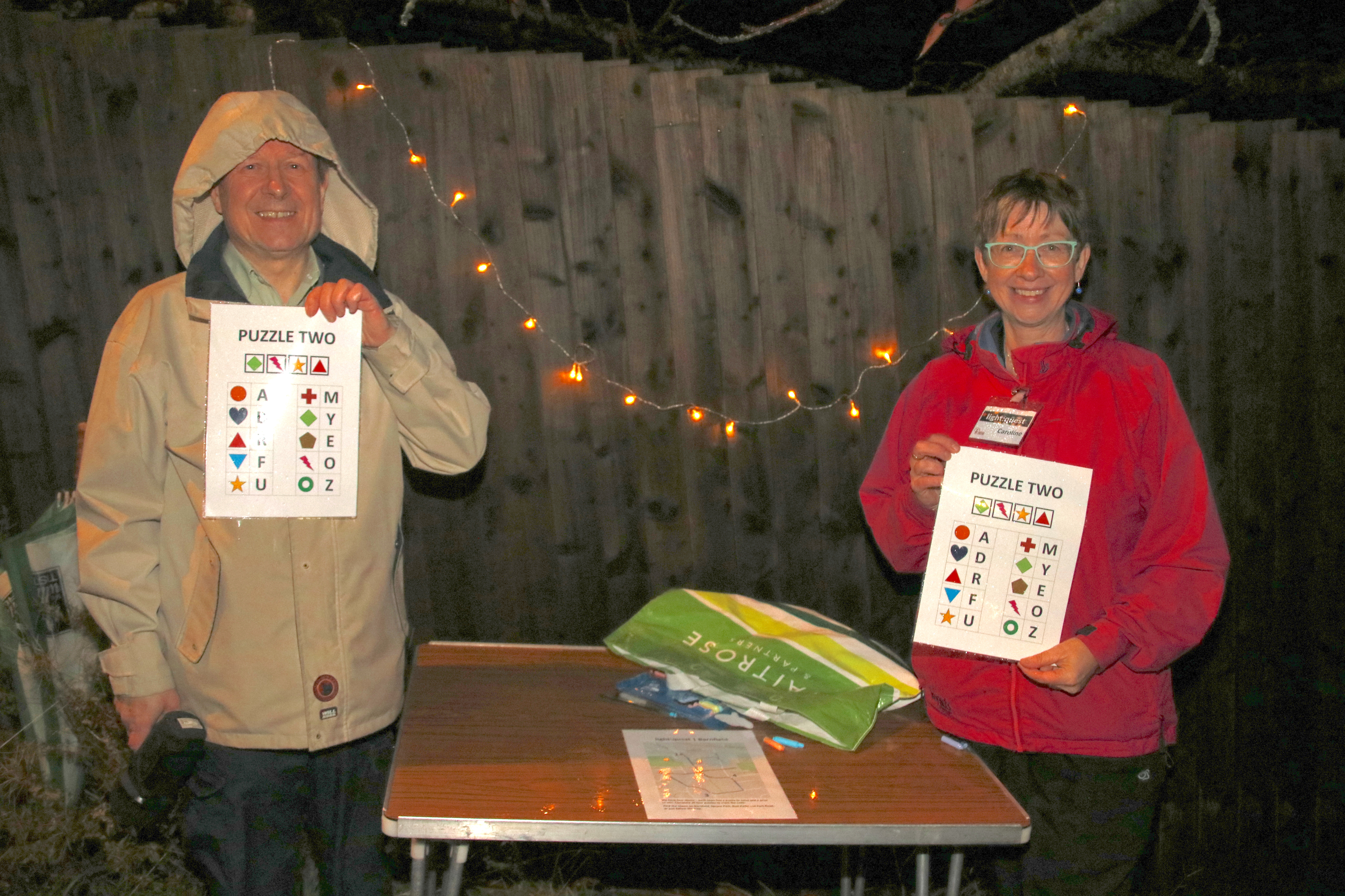 Some of the children who took part in the Light Quest Treasure Hunt, and some of the helpers.