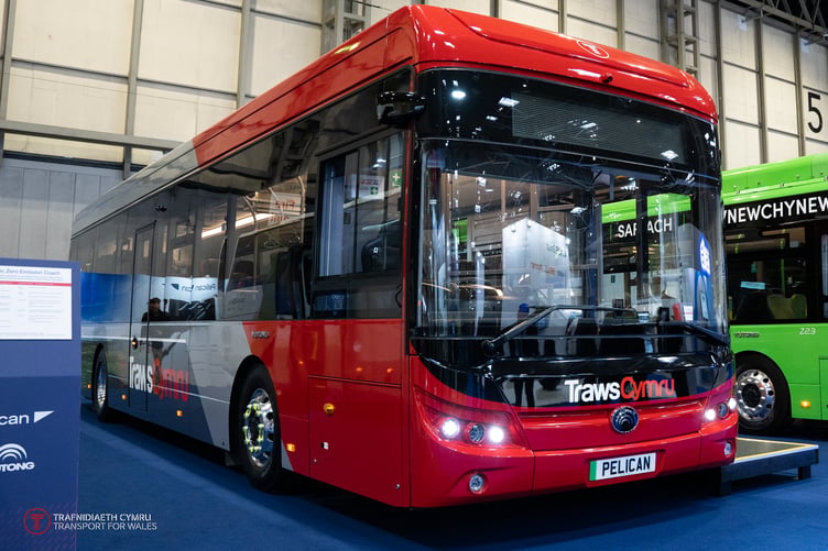TrawsCymru’s new electric bus will be in service next year