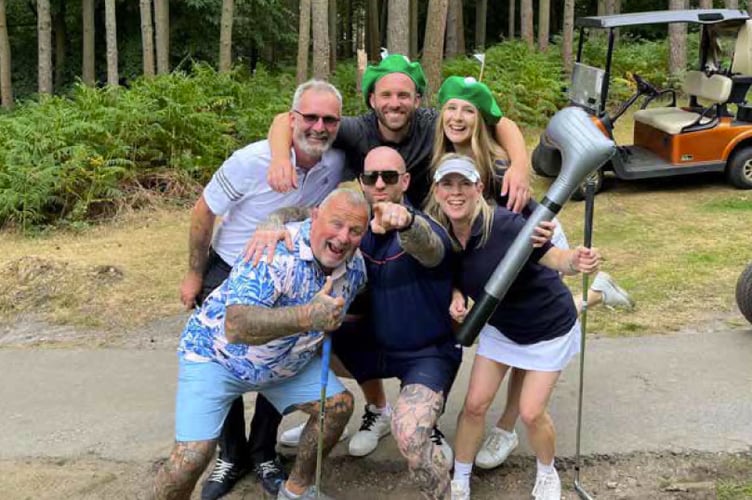 Charity golf day at Old Thorns Hotel & Resort, Liphook, November 2022.