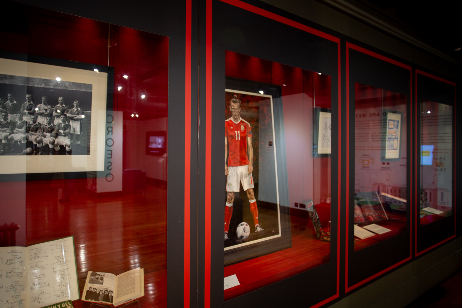 A special exhibition celebrating Welsh football