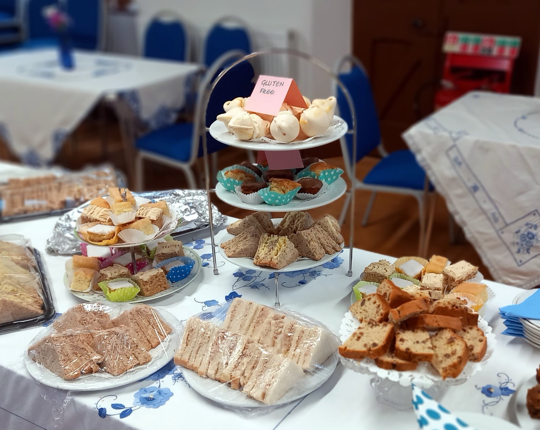 Tea party at Lamphey Church Hall