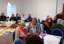 Sumptuous tea for Jubilee Hall supporters