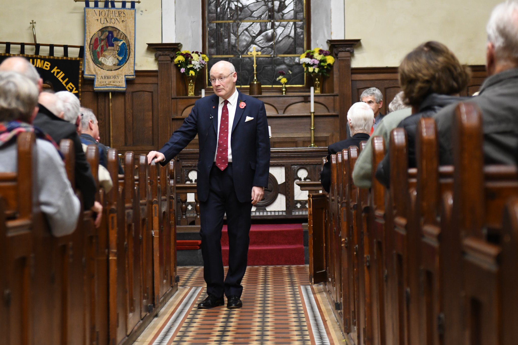 The 2022 Quiliam Autumn Lecture at Arbory Church, presented by Lieutenant Governor Sir John Lorimer (pictured)