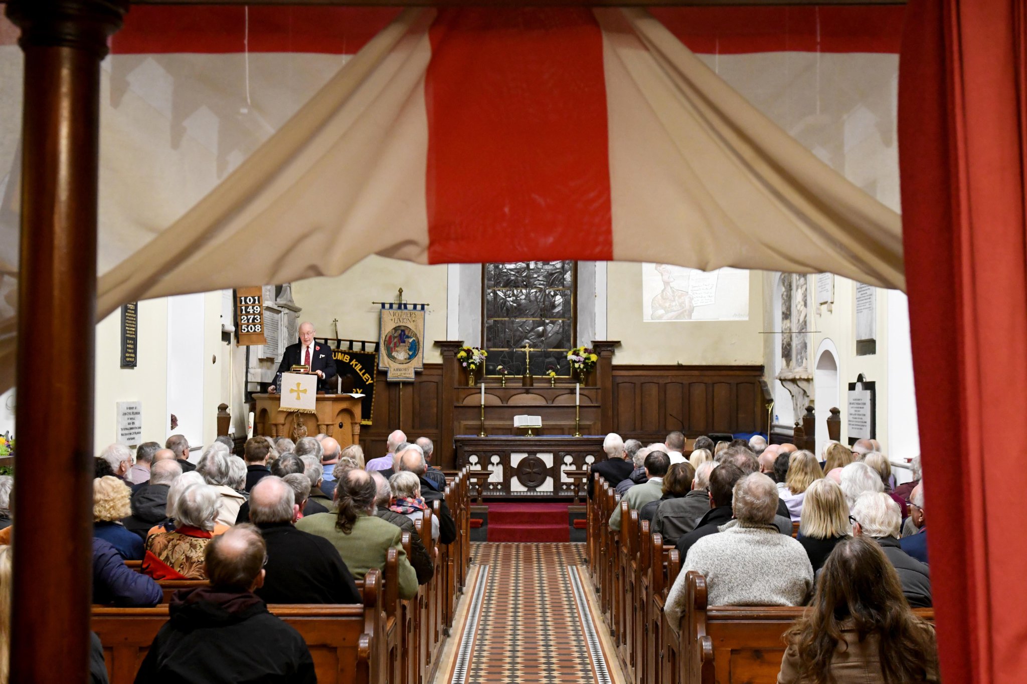 The 2022 Quiliam Autumn Lecture at Arbory Church, presented by Lieutenant Governor Sir John Lorimer (pictured)