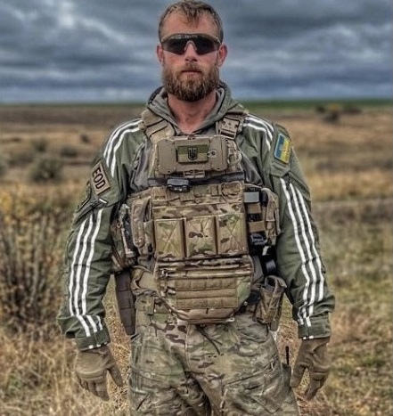 Chris Garrett, from Peel, is in the Ukraine helping the fight against the Russian forces