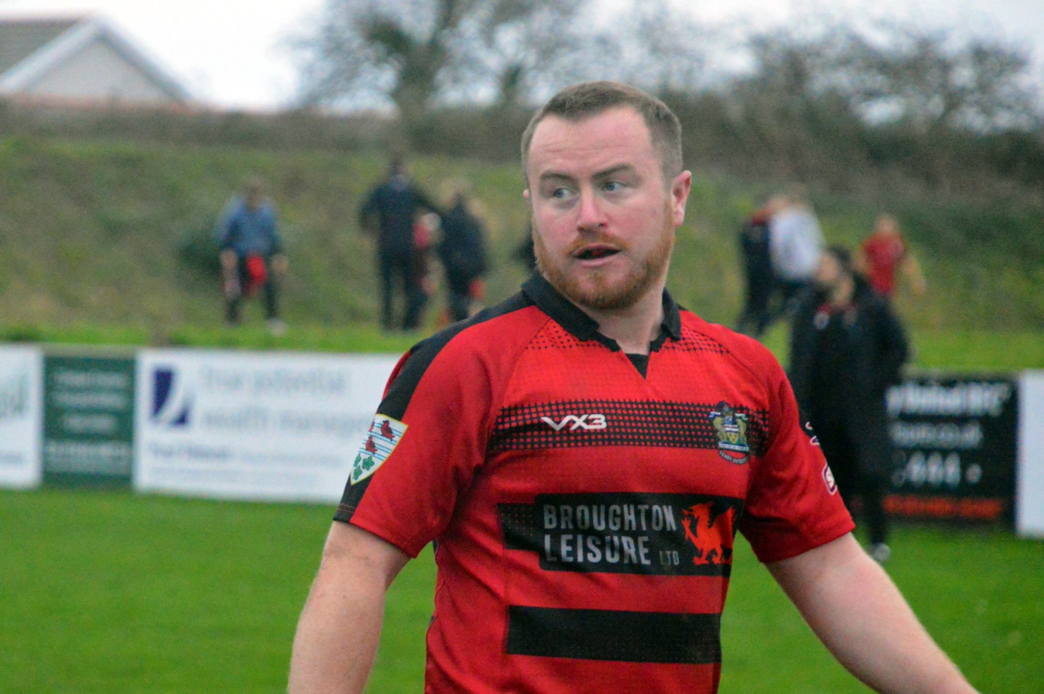 Action from the Tenby United game v Milford Haven